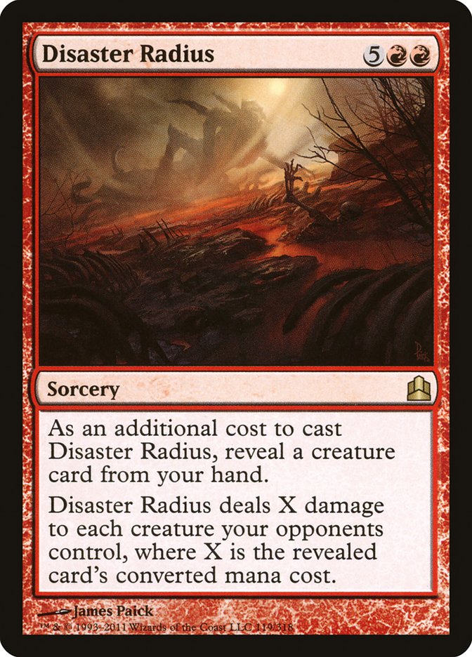 Disaster Radius [Commander 2011] 
