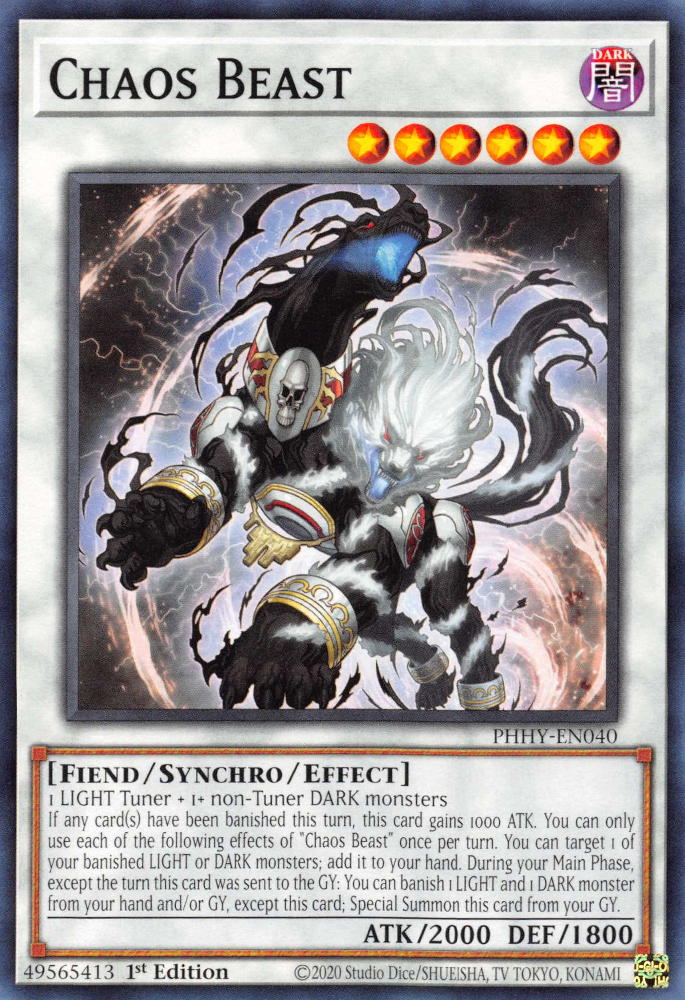 Chaos Beast [PHHY-EN040] Common 