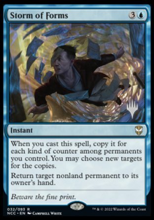 Storm of Forms (Promo Pack) [Streets of New Capenna Commander Promos] 