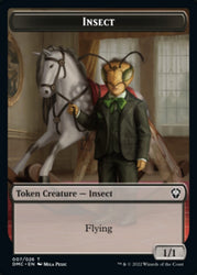 Soldier // Insect Double-Sided Token [Dominaria United Tokens] 