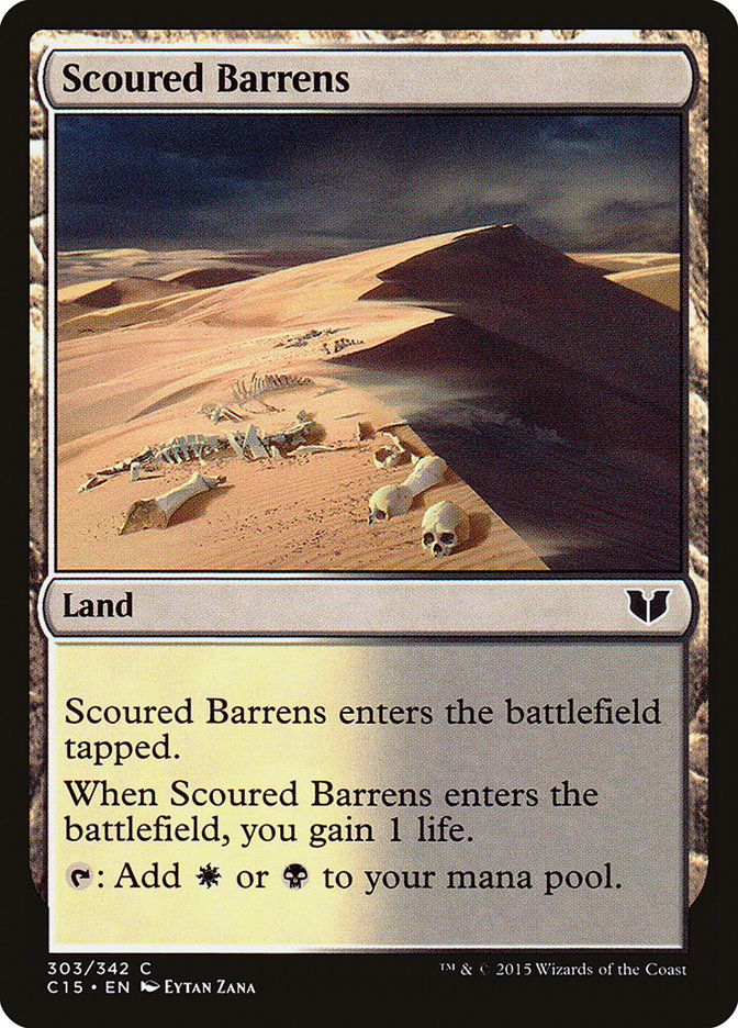 Scoured Barrens [Commander 2015] 