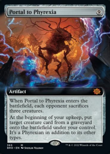 Portal to Phyrexia (Extended Art) [The Brothers' War] 