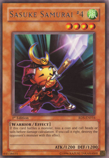 Sasuke Samurai #4 [RDS-EN016] Rare 