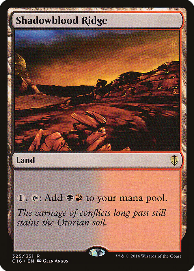 Shadowblood Ridge [Commander 2016] 