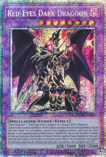 Red-Eyes Dark Dragoon [BROL-EN094] Starlight Rare 