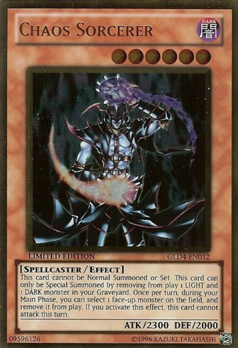 Chaos Sorcerer [GLD4-EN012] Gold Rare 