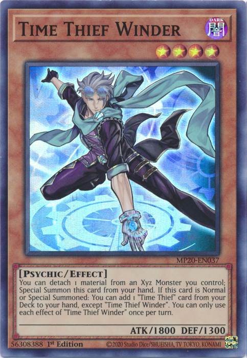 Time Thief Winder [MP20-EN037] Super Rare 