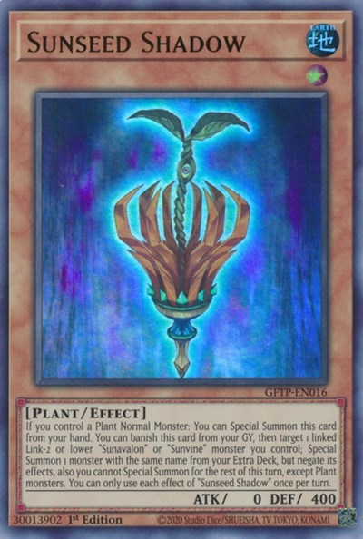Sunseed Shadow [GFTP-EN016] Ultra Rare 