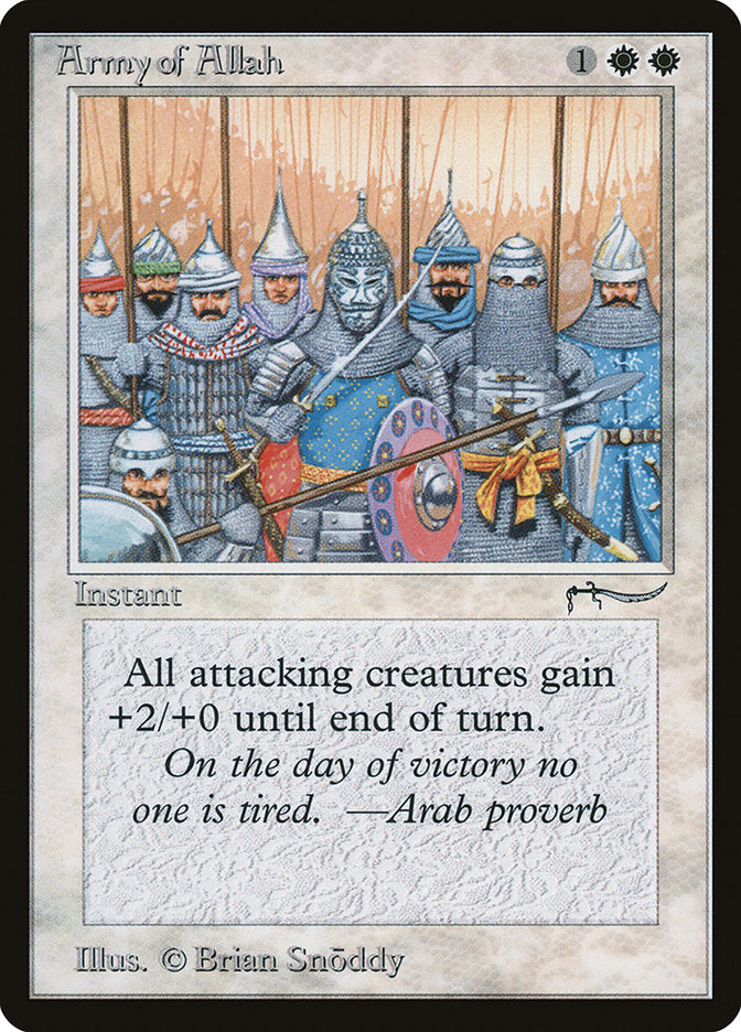 Army of Allah (Dark Mana Cost) [Arabian Nights] 