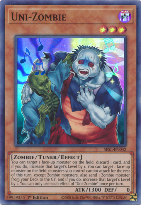 Uni-Zombie [SESL-EN042] Super Rare 