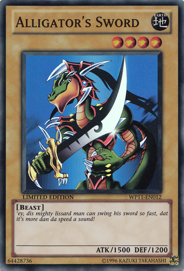 Alligator's Sword [WP11-EN012] Super Rare 