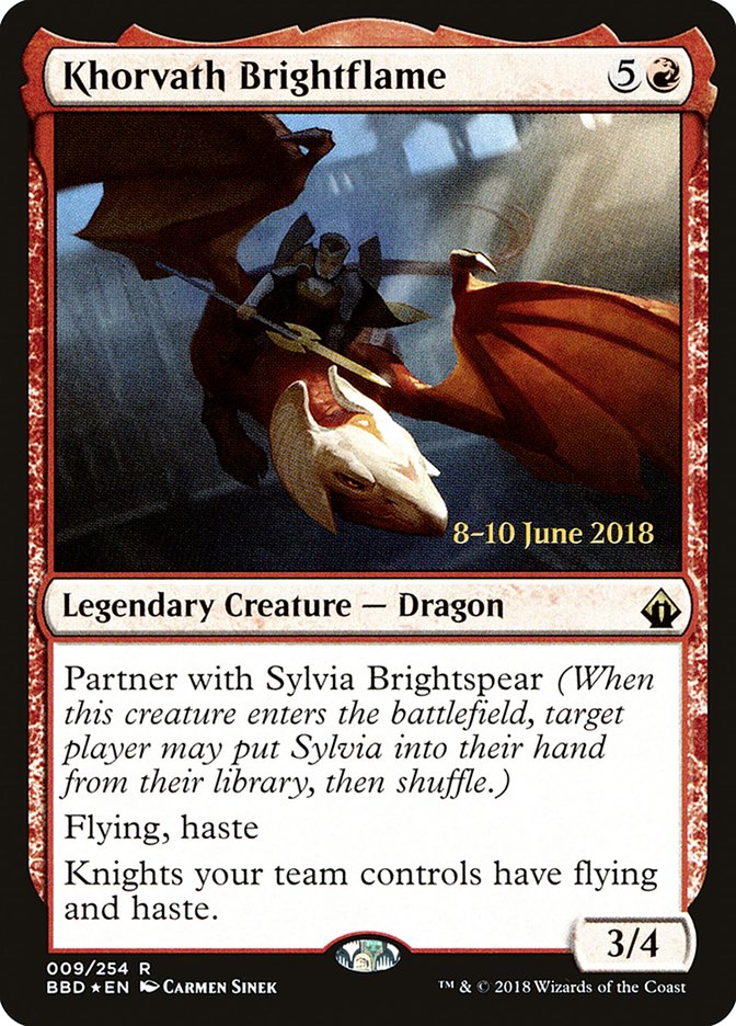 Khorvath Brightflame [Battlebond Prerelease Promos] 