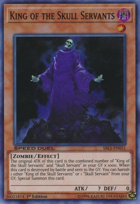 King of the Skull Servants [SBLS-EN031] Super Rare 