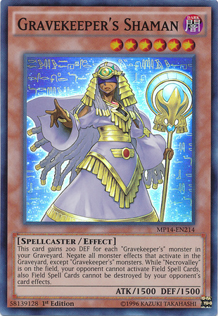 Gravekeeper's Shaman [MP14-EN214] Super Rare 