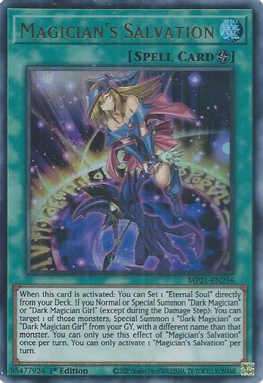 Magician's Salvation [MP21-EN256] Ultra Rare 