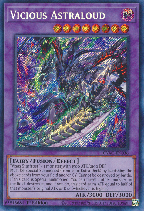 Vicious Astraloud [CYAC-EN036] Secret Rare 