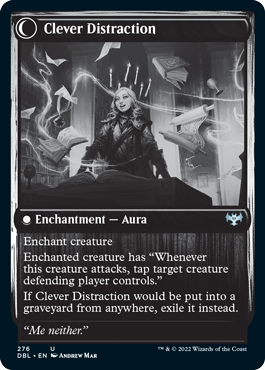 Distracting Geist // Clever Distraction [Innistrad: Double Feature] 