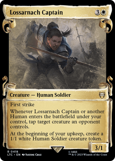 Lossarnach Captain [The Lord of the Rings: Tales of Middle-Earth Commander Showcase Scrolls] 