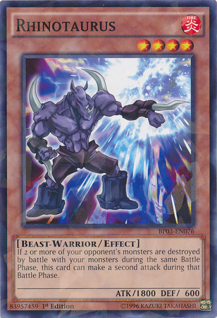 Rhinotaurus [BP03-EN076] Shatterfoil Rare 