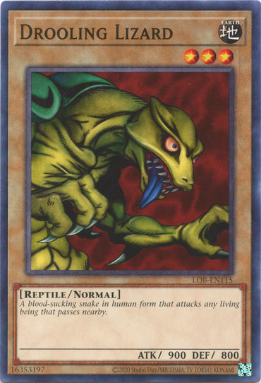 Drooling Lizard (25th Anniversary) [LOB-EN115] Common 