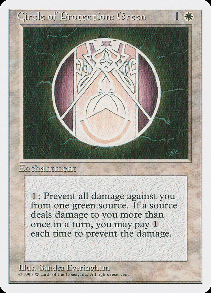 Circle of Protection: Green [Fourth Edition] 