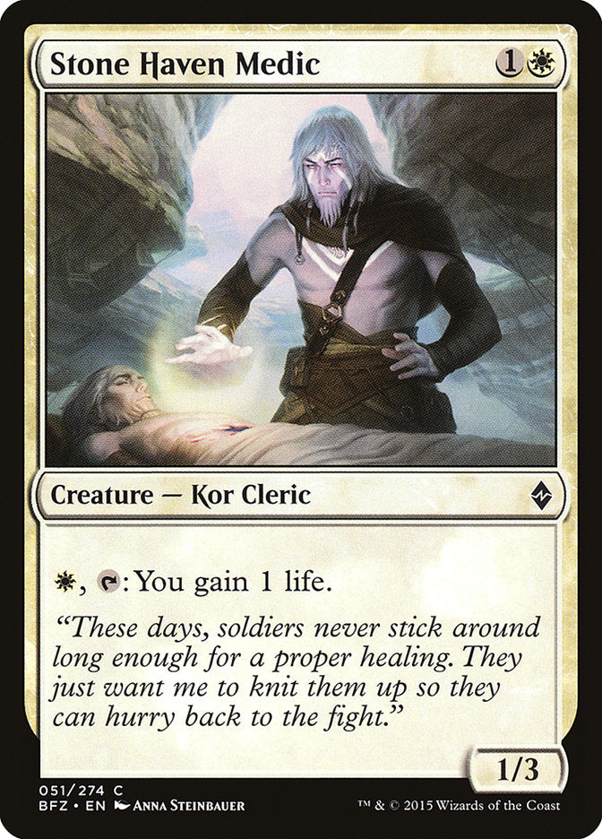 Stone Haven Medic [Battle for Zendikar] 