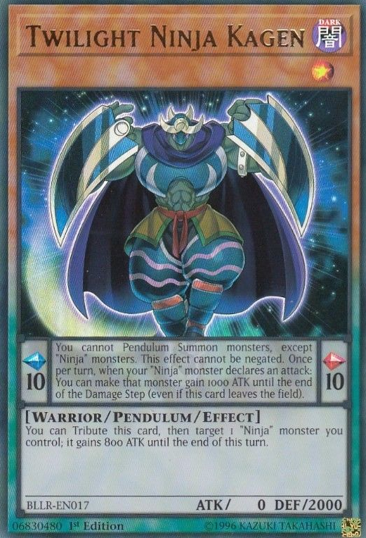 Twilight Ninja Kagen [BLLR-EN017] Ultra Rare 