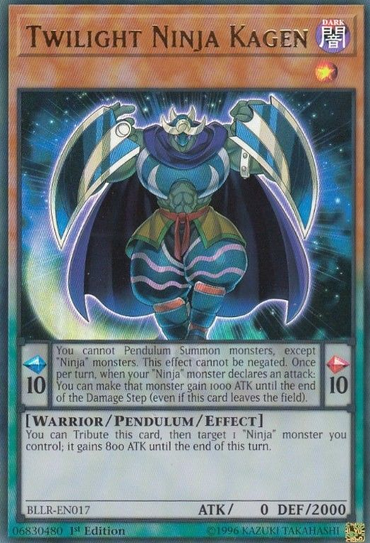 Twilight Ninja Kagen [BLLR-EN017] Ultra Rare 