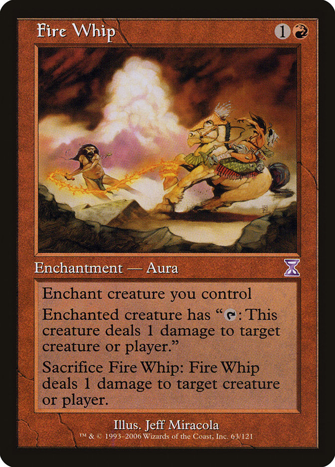 Fire Whip [Time Spiral Timeshifted] 