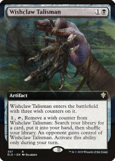 Wishclaw Talisman (Extended Art) [Throne of Eldraine] 