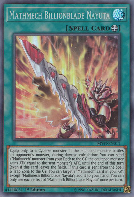 Mathmech Billionblade Nayuta [MYFI-EN011] Super Rare 