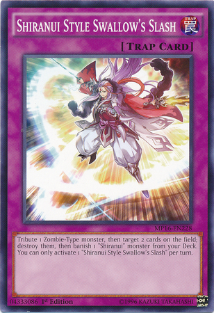 Shiranui Style Swallow's Slash [MP16-EN228] Common 