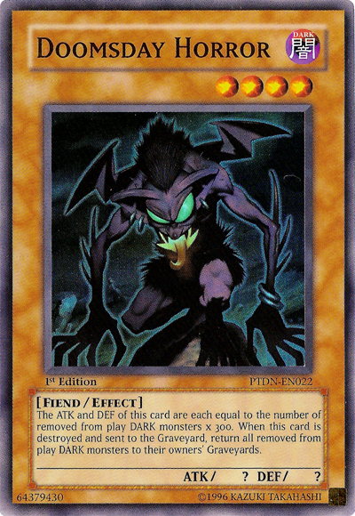 Doomsday Horror [PTDN-EN022] Super Rare 