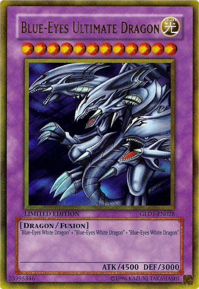 Blue-Eyes Ultimate Dragon [GLD1-EN028] Gold Rare 