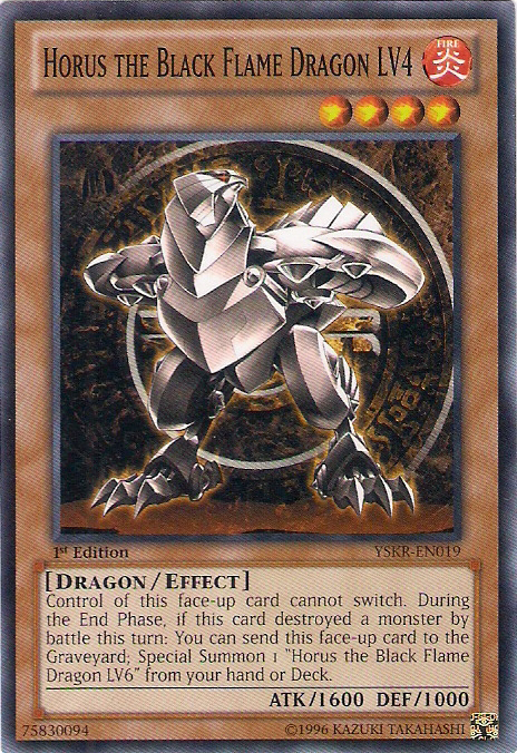 Horus the Black Flame Dragon LV4 [YSKR-EN019] Common 
