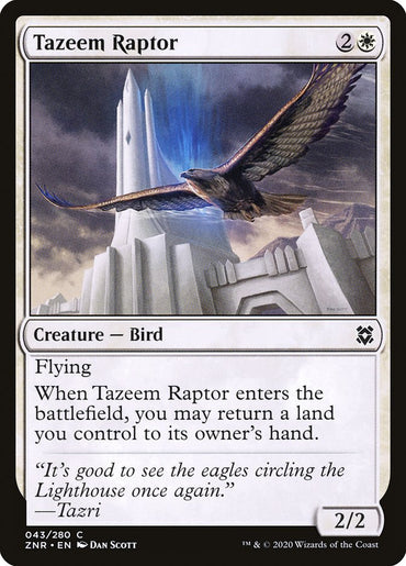 Tazeem Raptor [Zendikar Rising] 