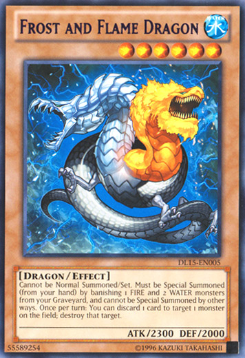 Frost and Flame Dragon (Purple) [DL15-EN005] Rare 