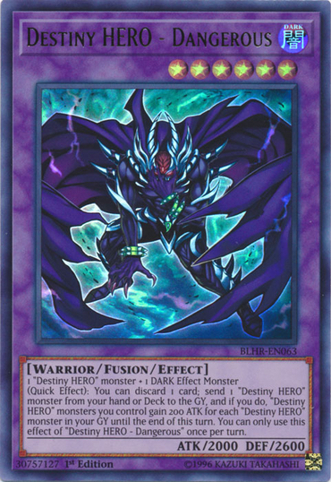 Destiny Hero - Dangerous [BLHR-EN063] Ultra Rare 