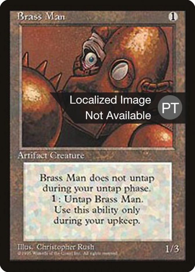 Brass Man [Fourth Edition (Foreign Black Border)] 