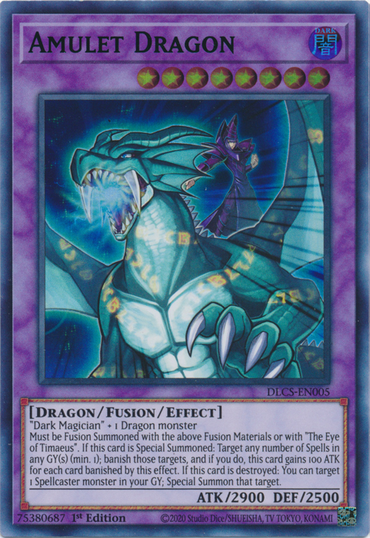 Dragon Amulet (Green) [DLCS-EN005] Ultra Rare 