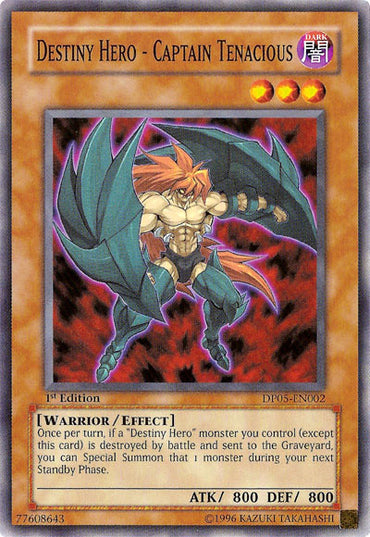 Destiny Hero - Captain Tenacious [DP05-EN002] Common 