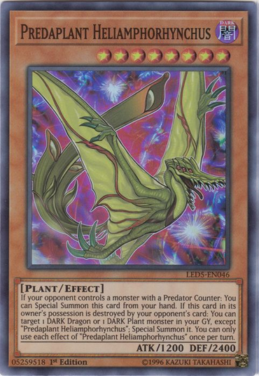 Predaplant Heliamphorhynchus [LED5-EN046] Super Rare 