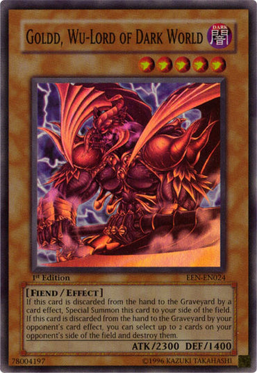 Goldd, Wu-Lord of Dark World [EEN-EN024] Super Rare 