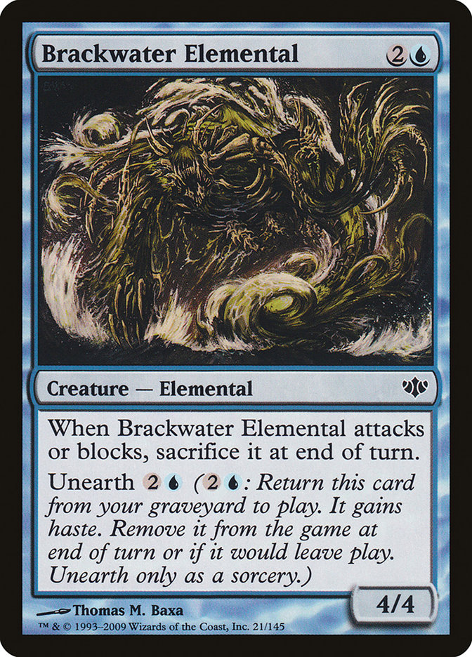 Brackwater Elemental [Conflux] 