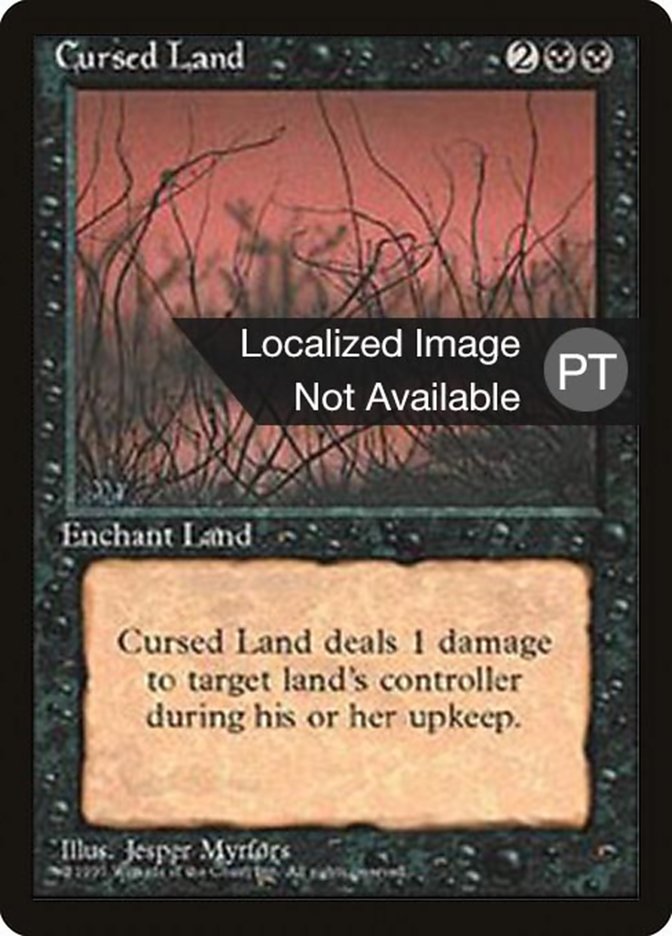 Cursed Land [Fourth Edition (Foreign Black Border)] 