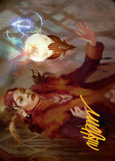 Misfortune Teller Art Card (Gold-Stamped Signature) [Streets of New Capenna Art Series] 