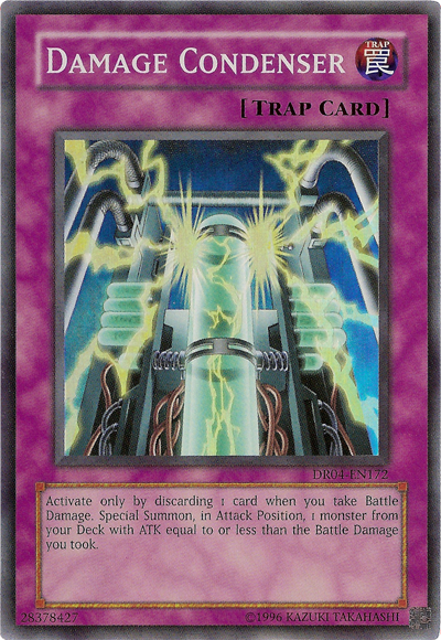 Damage Condenser [DR04-EN172] Super Rare 