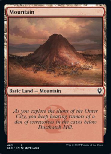 Mountain (463) [Commander Legends: Battle for Baldur's Gate] 