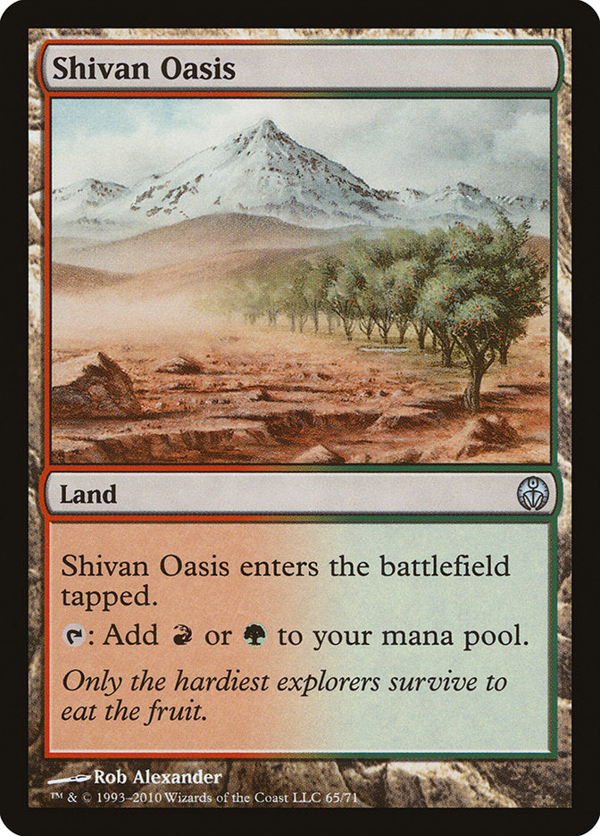 Shivan Oasis [Duel Decks: Phyrexia vs. the Coalition] 