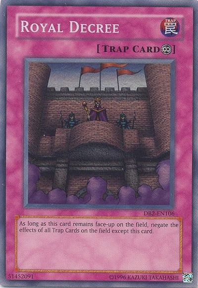Royal Decree [DB2-EN106] Super Rare 